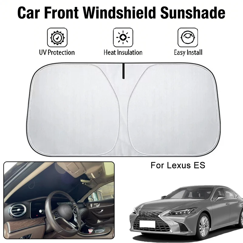

Foldable Car Windshield Sun Shade UV Block Heat Insulation For Lexus ES Interior Protection Accessories