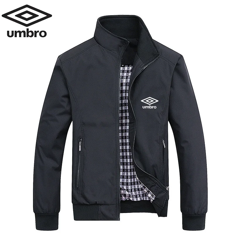 Embroidered Umbro Spring and Autumn Casual Solid Color Fashion Slim Fit Bomb Jacket Jacket Baseball Jacket Men\'s Jacket M-6XL