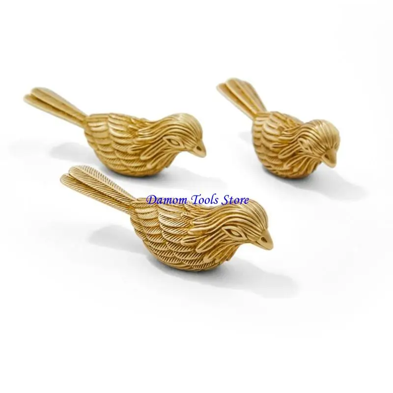 57BE Artistic Brass Fortune Knob Drawer Pull Knob for DIY Crafts Collection Display