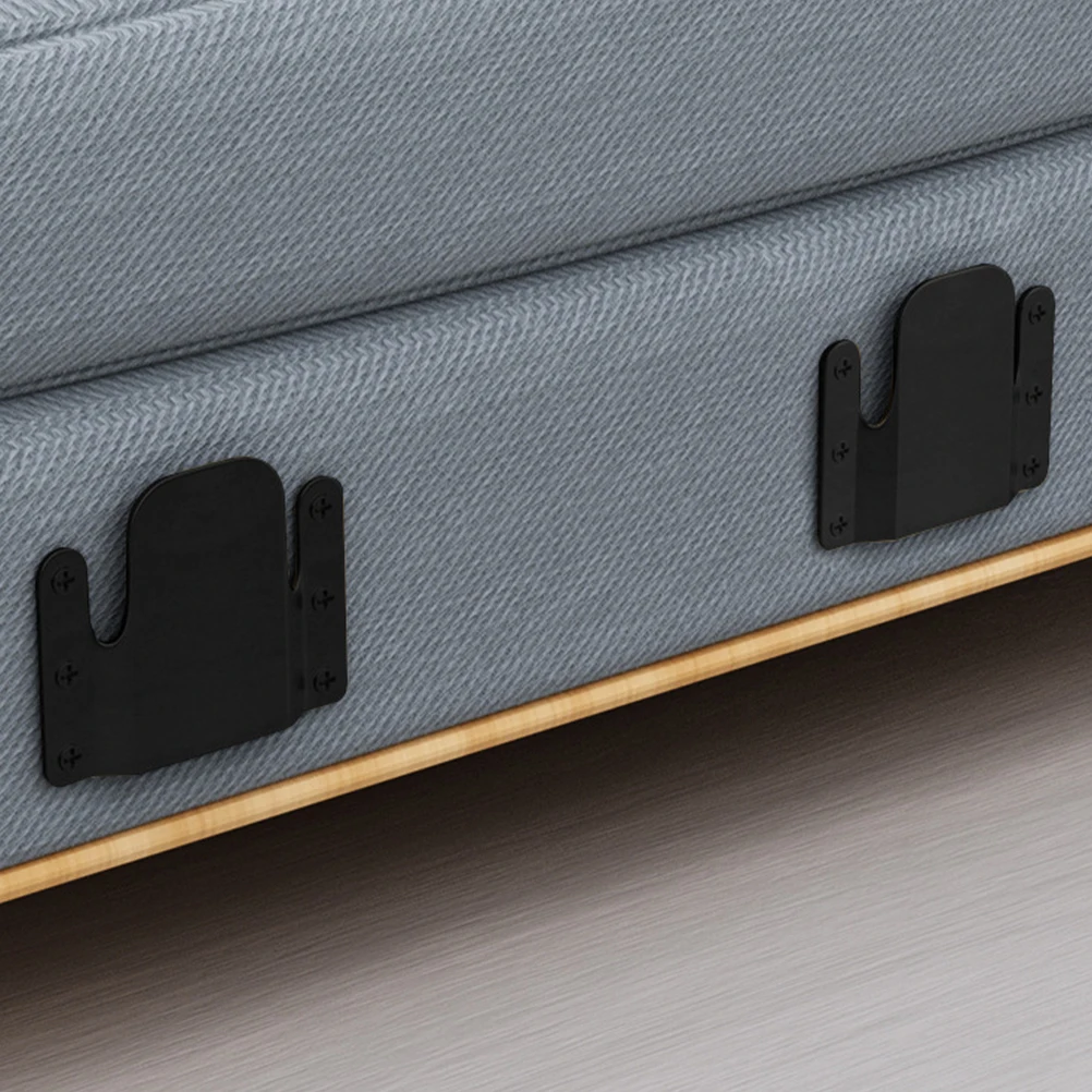 

4 Pcs Sofa Buckle Couch Connector for Sectional Invisible Connectors Iron niture Bracket