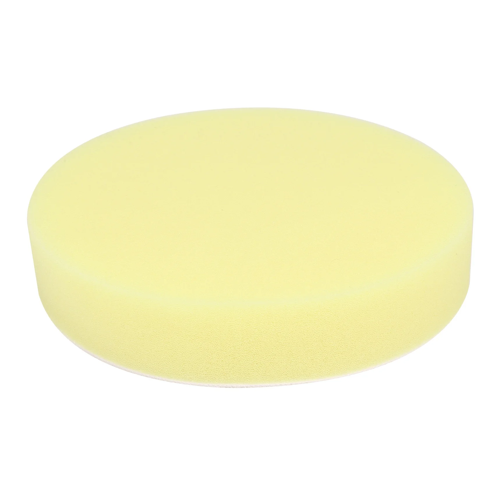 6 inch 150mm Soft Flat Sponge Buffer Polishing Pad Kit For Auto Car Polisher Color:Yellow