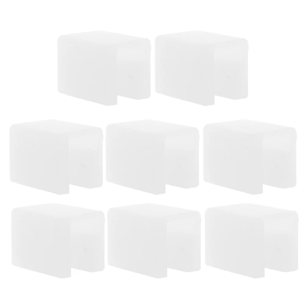 

8Pcs Clear Silicone Corner Protectors Baby Safety F Shape Drawer Door Handles Child Proofing Cabinets Guards