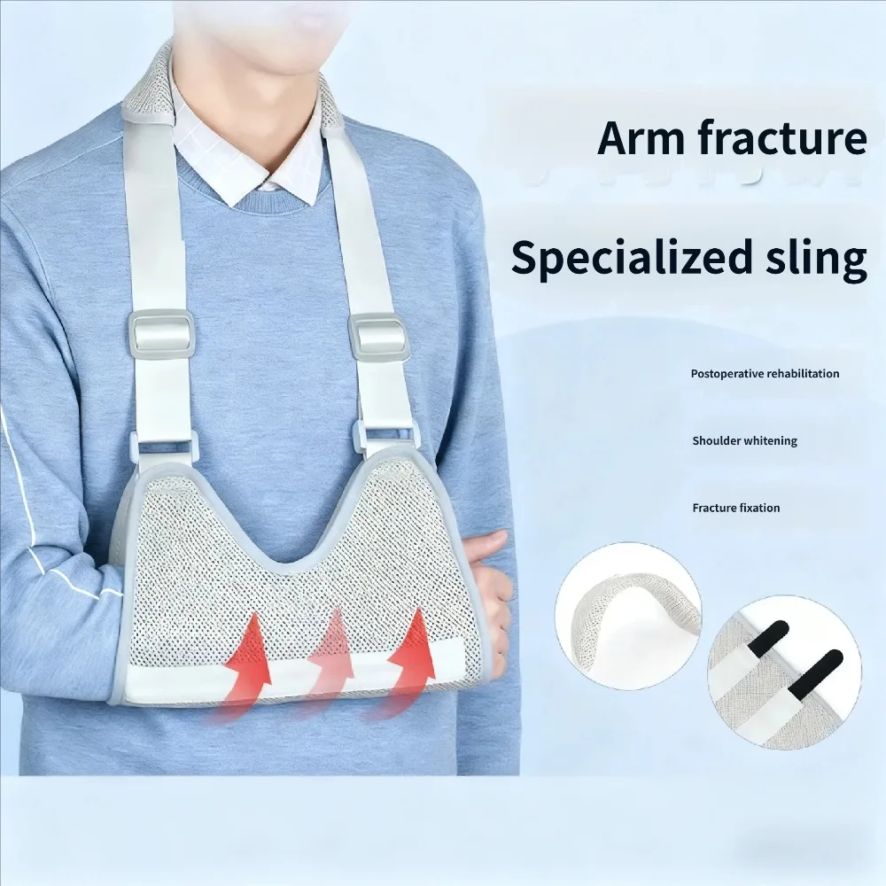 

Слинг для предплечья, фиксация перелома руки, бандаж для локтя, послеоперационный с защитой локтевого сустава, поддержка запястья, локтя, предплечья