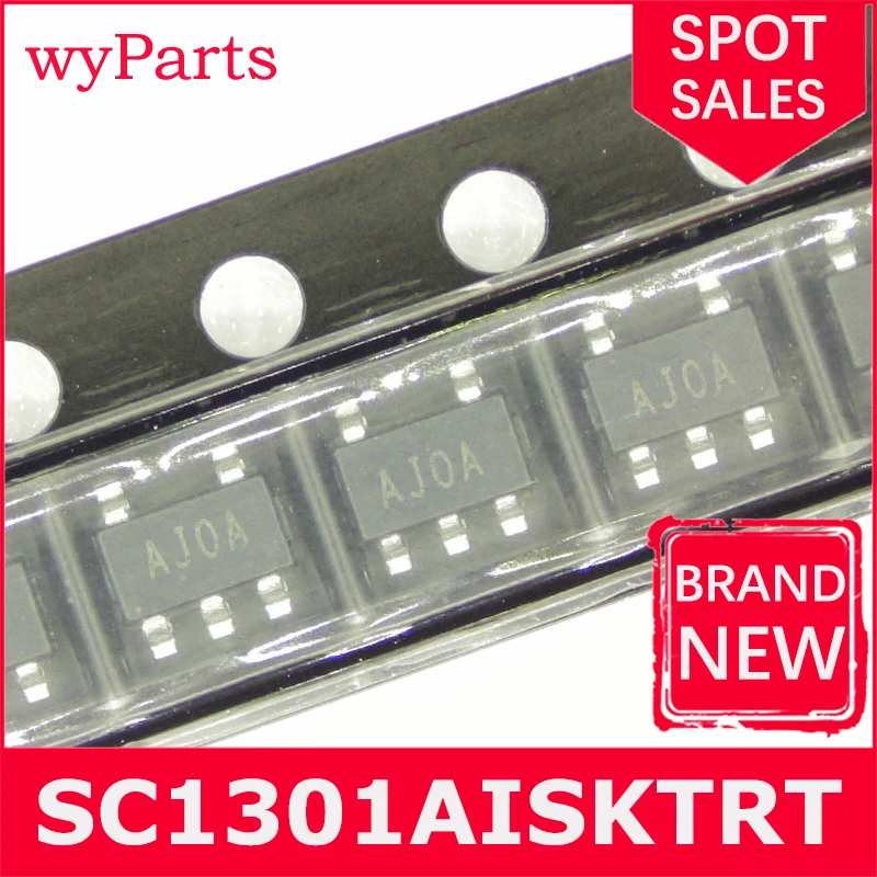 New/1Pcs SC1301AISKTRT SOT23-5 Low-Side Gate Driver IC Non-Inverting SC1301 SC1301AI