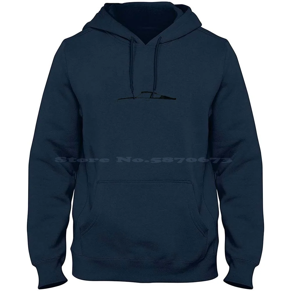 Abarth-Simca 2000 Gt Silhouette 100% Cotton Hoodie Abarth Simca 2000 Gt Simca Abarth Automobile Sportscar Racecar