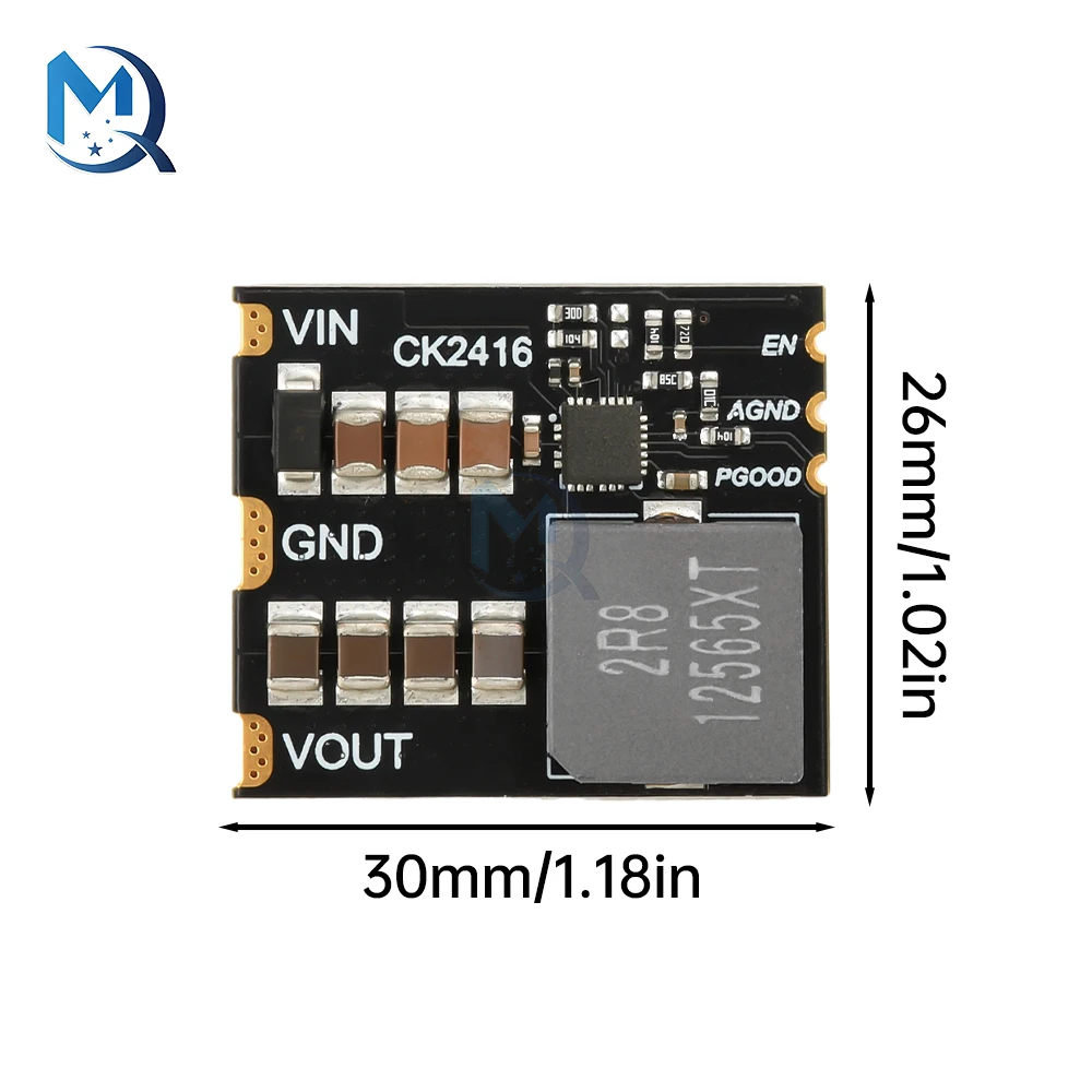 DC-DC Step-down Module 9V12V24V To 5V16A 12V12A Power Supply Module 97% Efficiency Input DC6-24V