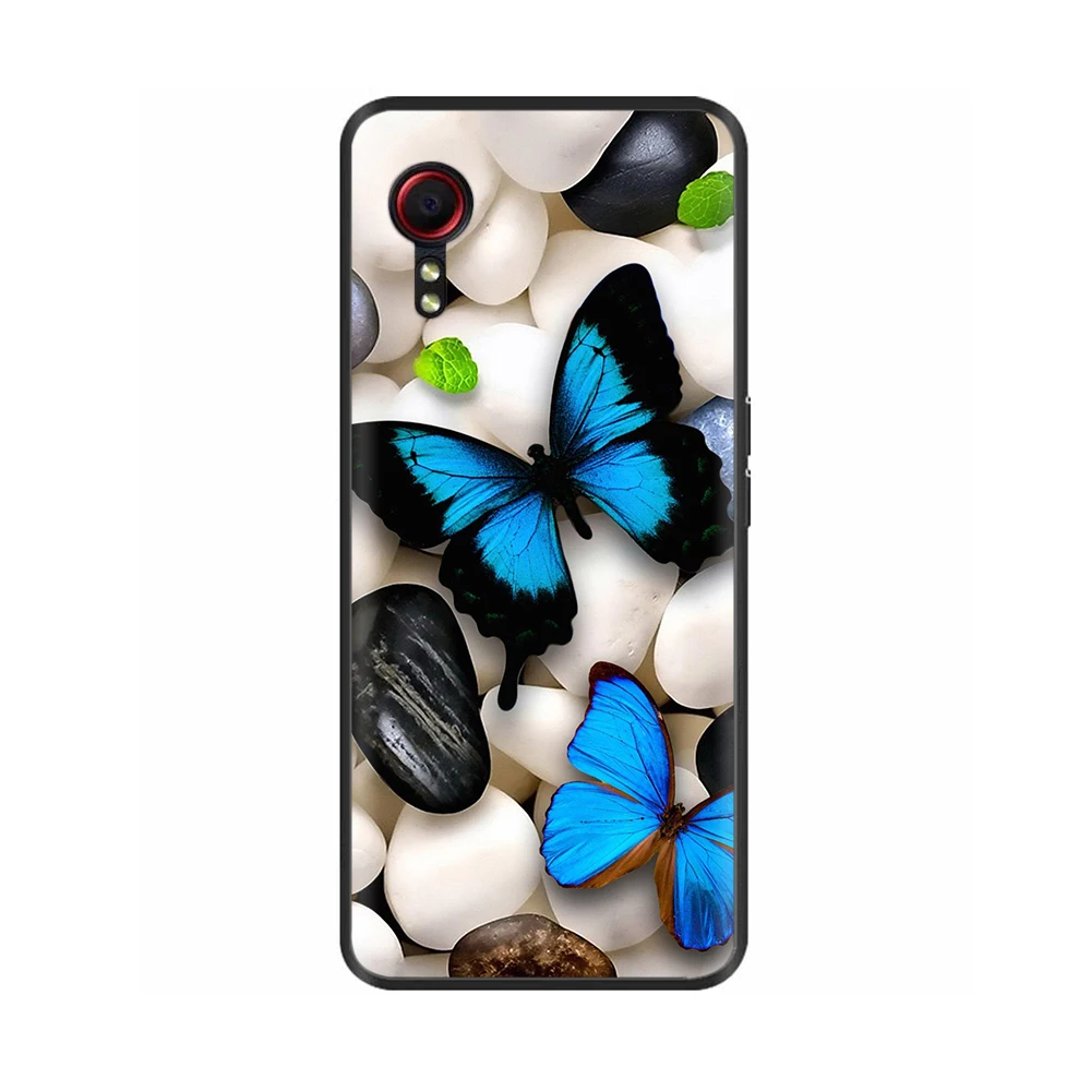 Dla Coque Samsung Xcover 5 przypadku krzemu tylna pokrywa etui na telefony do Samsung Galaxy Xcover 5 przypadki miękki zderzak Xcover5 2021 Fundas