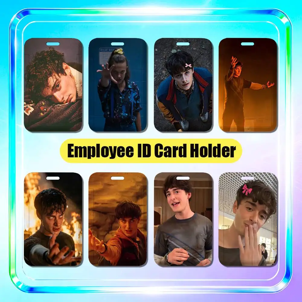 For Noah Schnapp Employee ID Card Holder Office Badge Student Bank Work Credit Holders Hard Case Shell