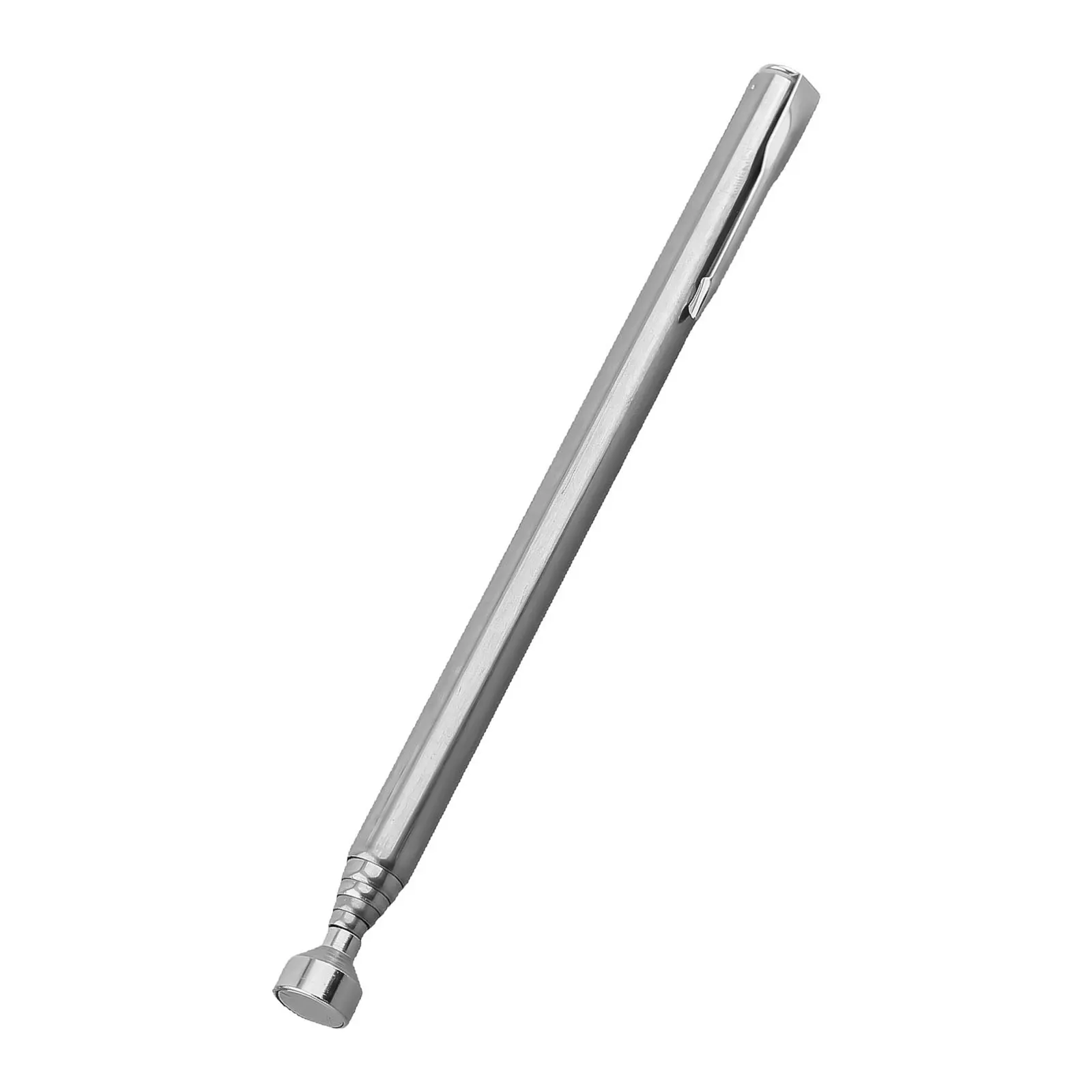 

Pickup Rod Pickup Tool Telescopic With Pen Clip Sturdy Nut Bolt Magnetic Extendable Portable Silver Garden Tools