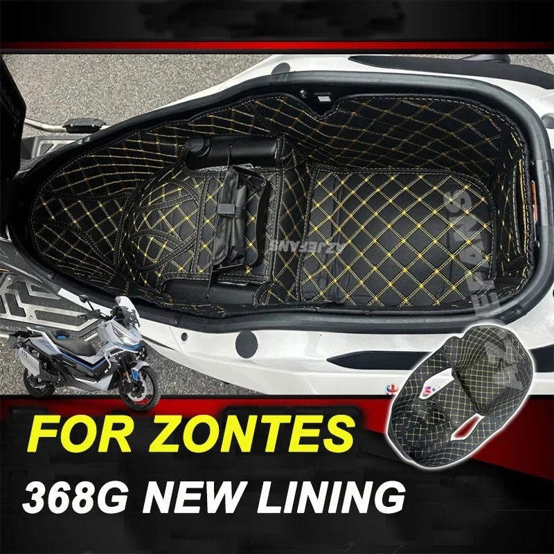 For ZONTES 368G Motorcycle Storage Box Seat Bucket Liner Cushion Shockproof Abnormal Noise Prevent Scratches Accessories