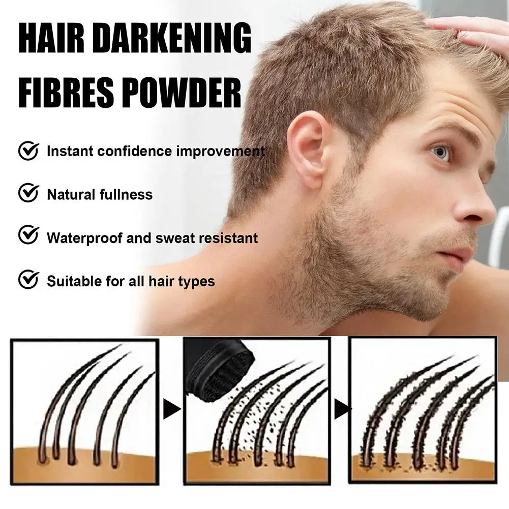 بخاخ ألياف الكيراتين لبناء الشعر ، 3 ألوان ، سماكة ، تساقط الشعر ، كونسيلر ، إعادة نمو ، مساحيق فورية ، V8u0 ، 15 جم