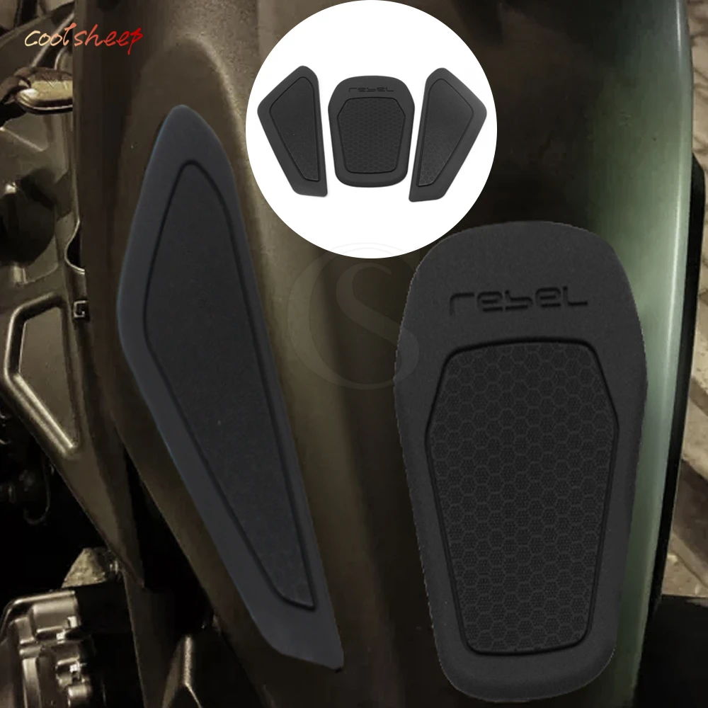 For Honda REBEL 1100 CM1100 REBEL1100 2021 2022 Motorcycle Side Fuel Tank Pad Fuel Tank Anti-Skid Protective Sticker Protector