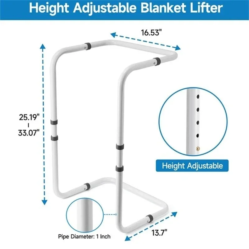 Easy Carry Blanket Lifter Stable & Lightweight Blanket Support for Bed to Reduce Pressure & Aid in Post Procedure Healing Y5GB