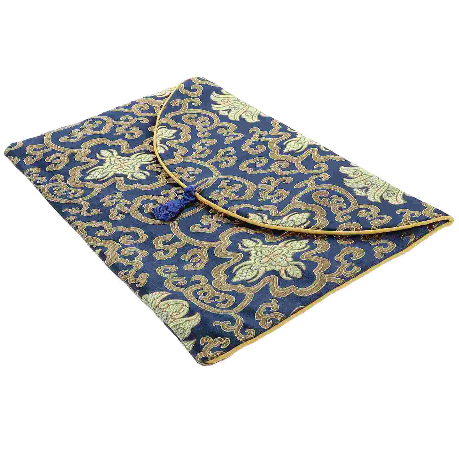 Scripture Storage Bag Cloth Bags Scriptures Book Gifts Brocade Wrapping Holder Pouch