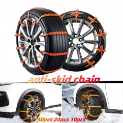 High Quanlity Car Tire Chains Thickened Kit Anti Slip Summer Winter Ice Mud Traction Offroad SUV Auto emergency Safe Easy Instal