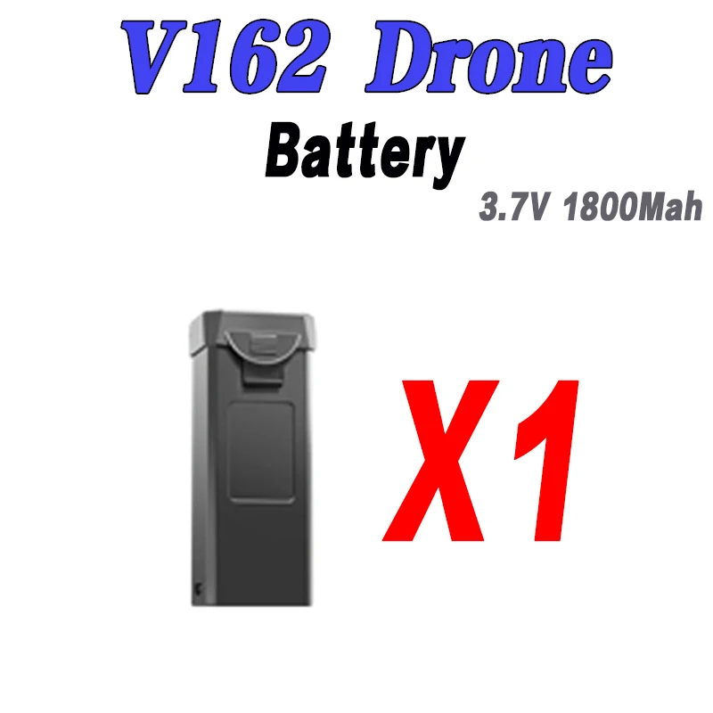 Original V162 Drone Battery 3.7V 1800mAh V162 RC Quadcopter V162 Spare Battery Dron Parts Accessories