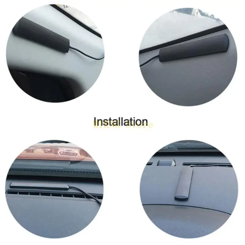 ANT-309 CAR FM RADIO HIDDENアンテナパッチ信号ブースター5メートル長さの電子ステレオアンプフロントガラス空中ベストセール
