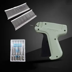 1 Set Clothes Label Garment Price Tagging Tag Gun+5 Needles +1000 Barbs Labeller Machine Sewing Craft Tools