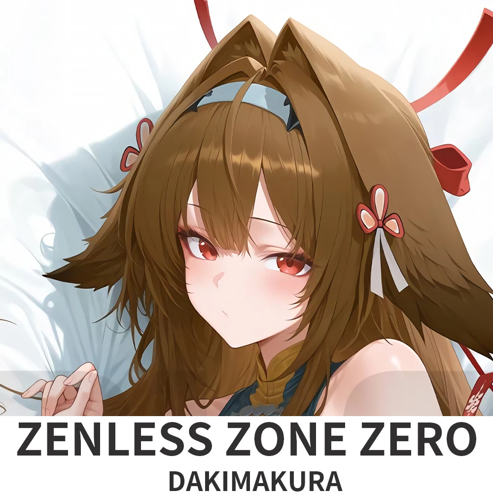 Dakimakura Anime Zenless Zone Zero Ye Shun Style Pattern Pillow Cover Sofa Bed Cushion Case