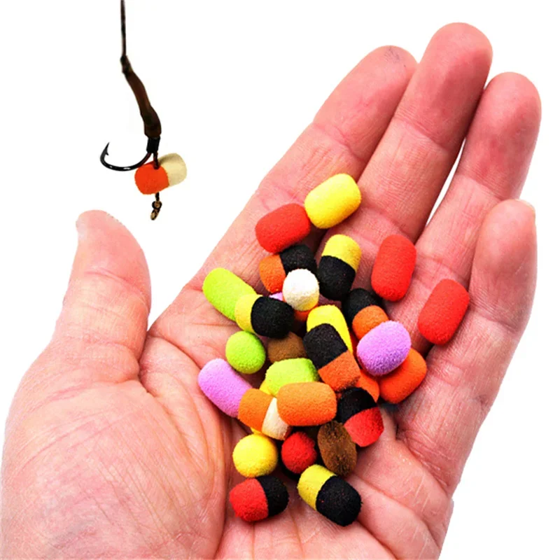 15PCS Float Boilies Carp Fishing Accessories Buoyancy Fishing Bait for Carp Hair Rig Method Feeder Floating Boilies Fish Tackle