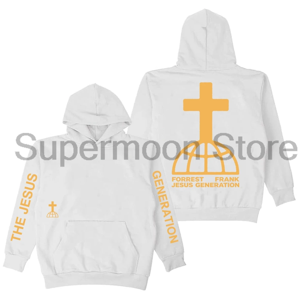 Forrest Frank The Jesus Generation Hoodie 2026 Tour Long Sleeve Streetwear Women Men Hooded Sweatshirts