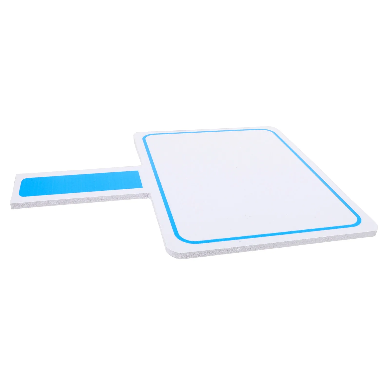 Handheld Dry Erase Paddle Double Sided Blank Small Lightweight PVC Material for Classroom Teaching Voting Answering Questions