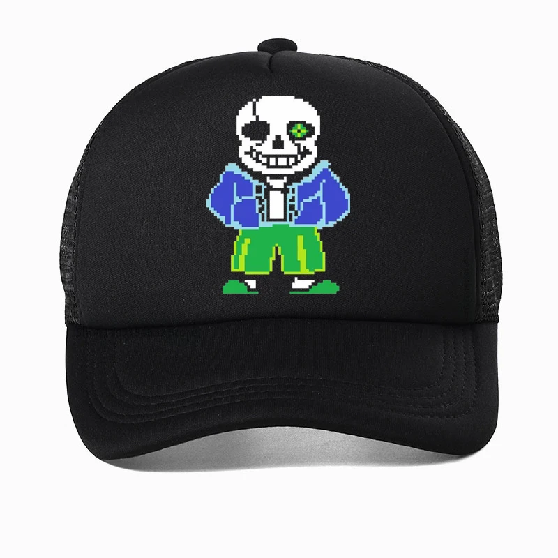 Papyrus Printed hat Game Undertale baseball cap Skull Brother Sans & Summer Mesh Trucker hats Men Game Anime caps Snapback