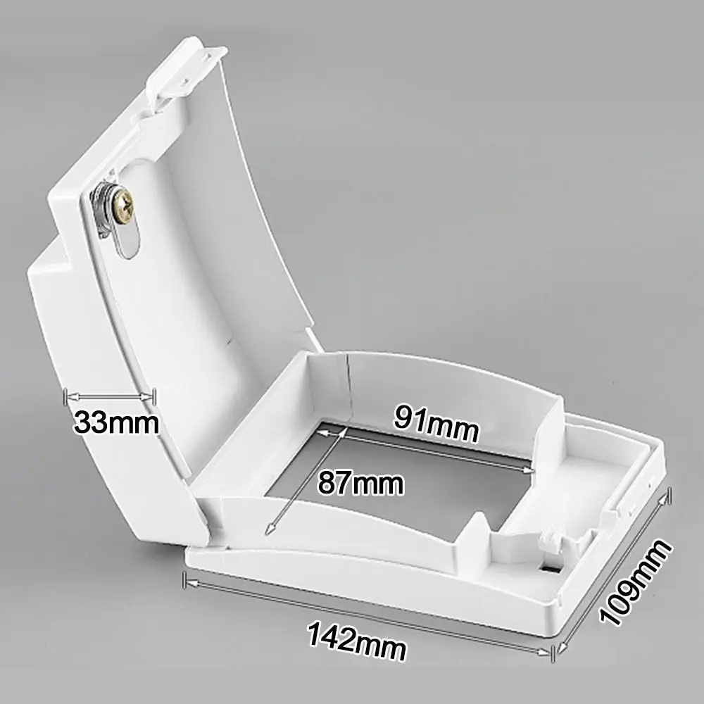 Zelfklevende Schakelaar Beschermhoes Afsluitbare Plastic Socket Waterdichte Doos 86 Type Elektrische Stekker Cover Badkamer