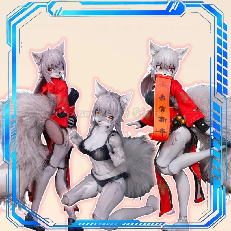 2026-Q4 LADoTOYS Liya Neujahrs-Outfit 1/12 Maßstab Hochbewegliche Actionfigur Anime Sammlermodell Spielzeug Geschenk