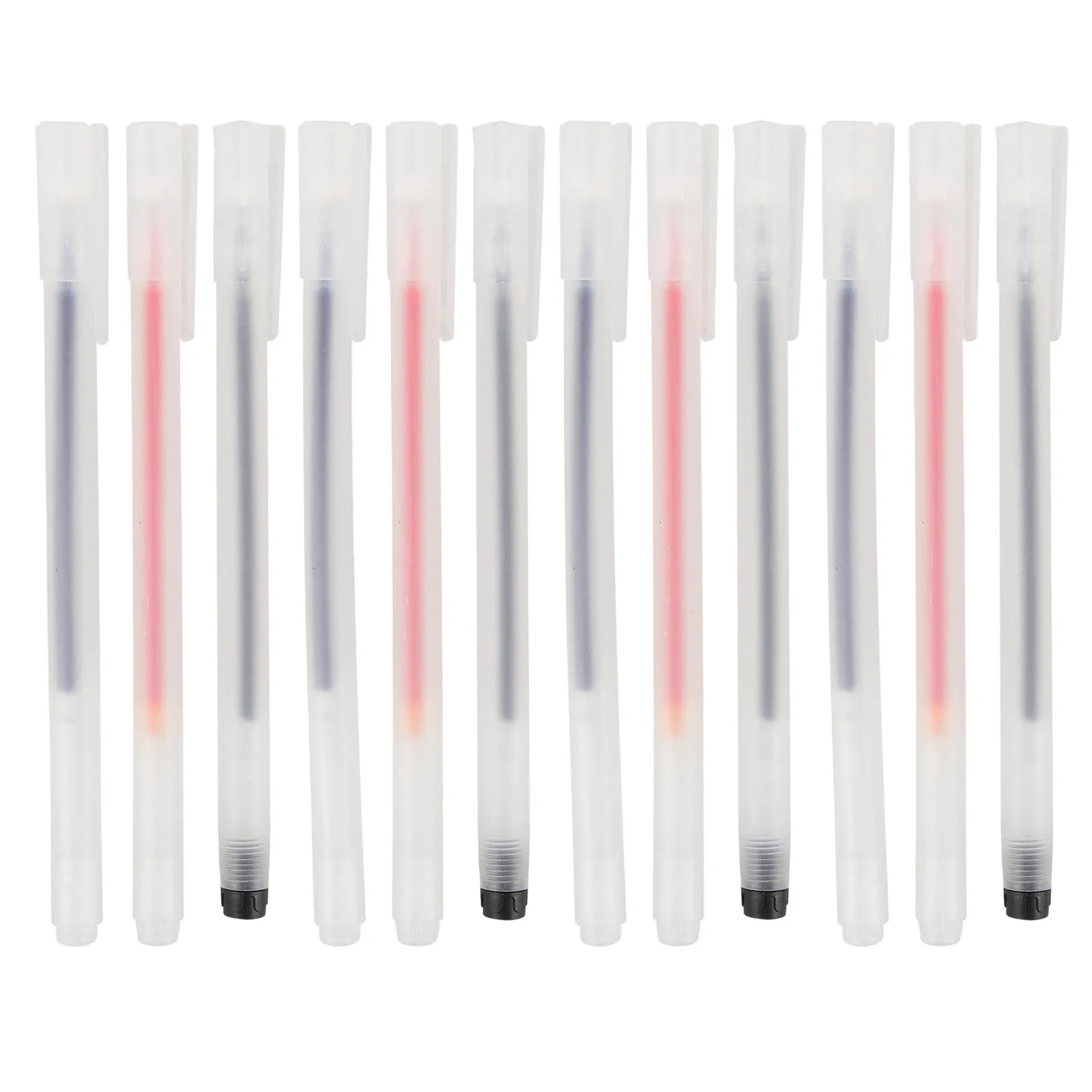 

30 шт. гелевых ручек с тонким наконечником, премиум-класса, пластиковые, портативные, для ежедневного использования, офиса, школы, канцелярских принадлежностей, деловых подарков