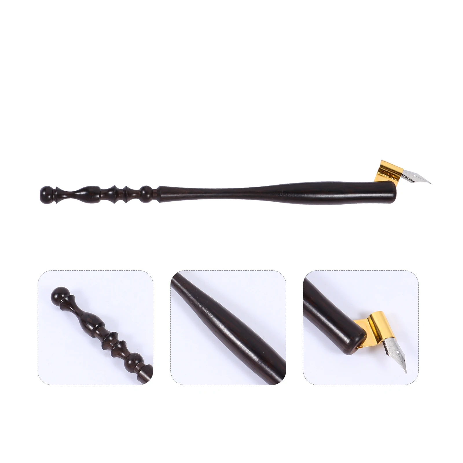 

School Dip Pen Fountain Ink Calligraphy Desktop Study Stationary Black Acrylic Nibs Student