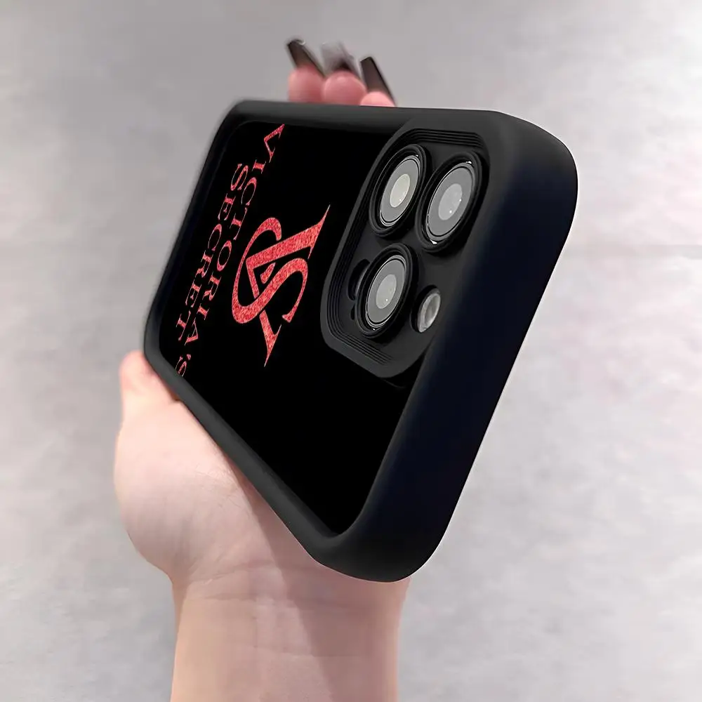 حافظة لهاتف آيفون 16 15 13 12 14 Puls Max Mini Pro بزاوية العين سلم ناعم من مادة البولي يوريثان الحراري Cov