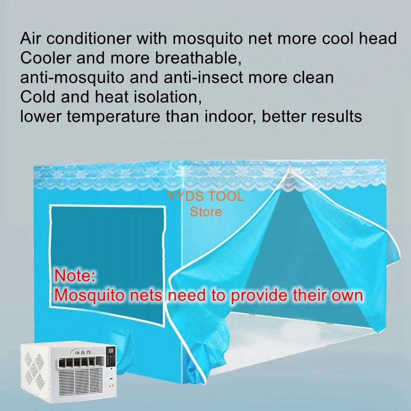 Pequeno Ar Condicionado Compressor, Mosquiteiro, Móvel, Dormitório, Quarto, Arrefecimento