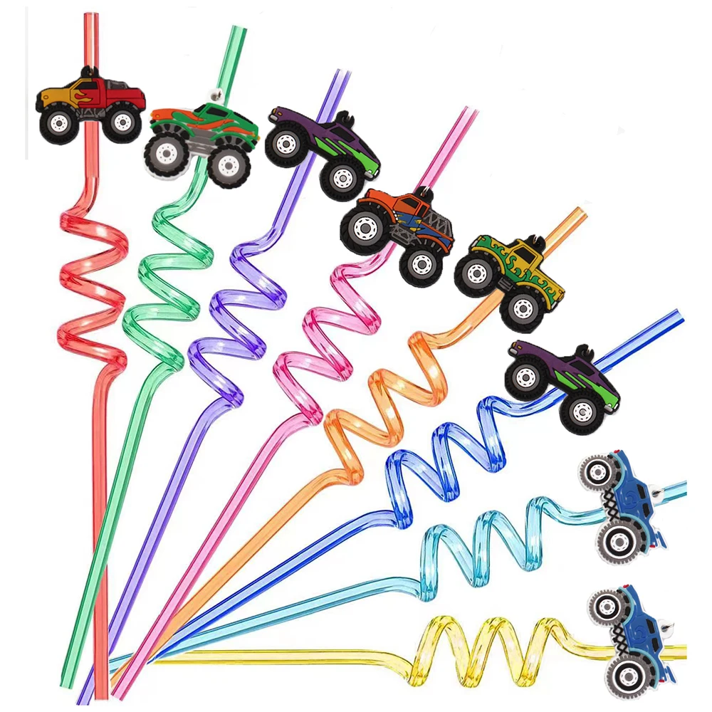 

Трубочки для напитков в виде монстр-ТРАКА, 8 шт.