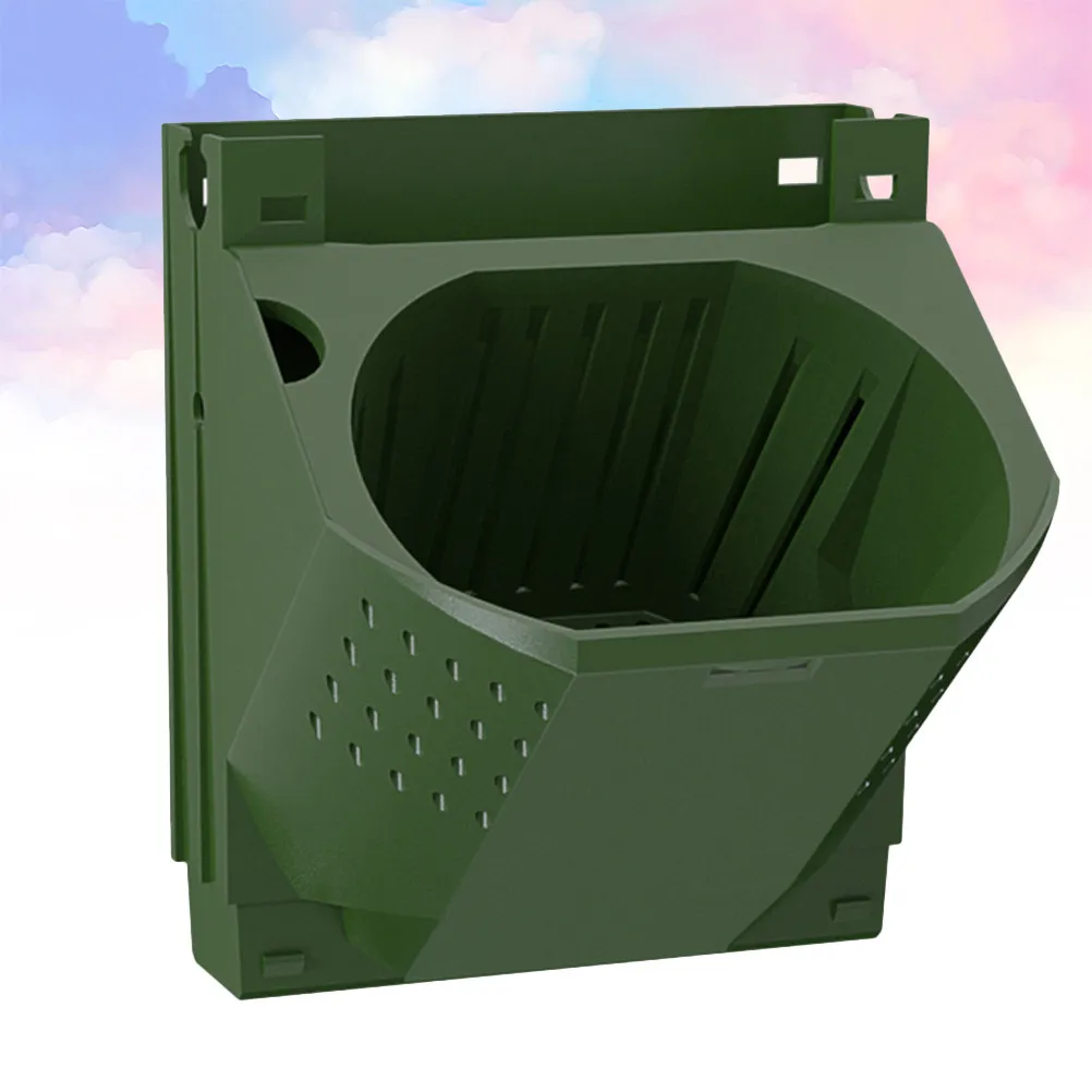 1Pcs Eco Friendly Vertical Wall Mounted Planter for Plants with Ventilated Bottom Holes Stackable Space Saving Background Wall