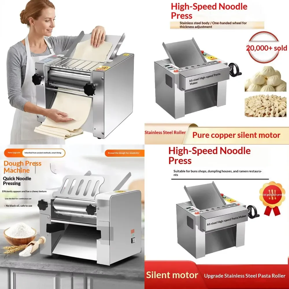 Industrial Kneader, Pastry Kneader, Steamed Stuffed Bun Dumpling, Mantou Noodle Maker, Table Top Stainless Steel,