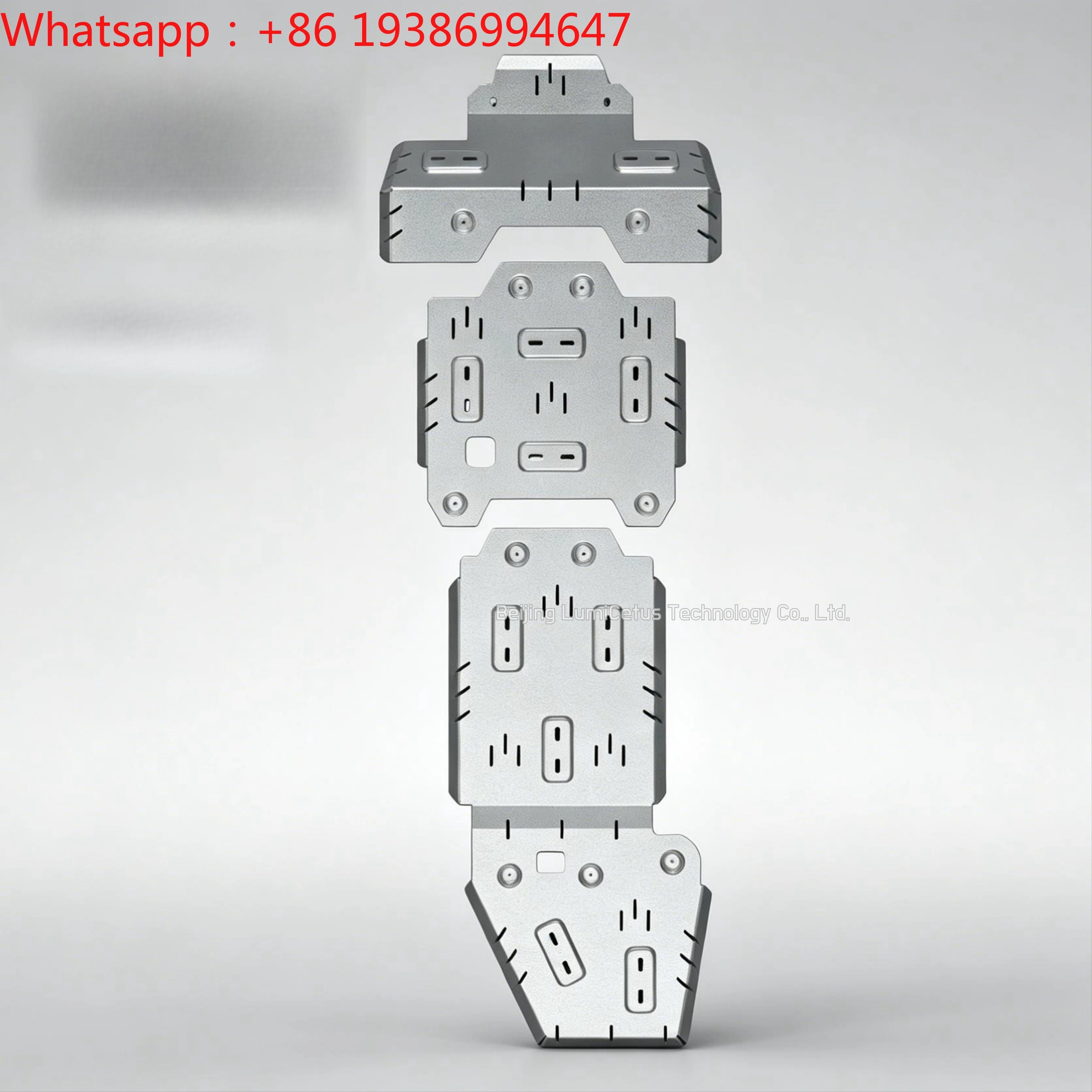 For LumiCetus High-Strength Aluminum Alloy Chassis Guard Skid Plates for LC100/LC200 LC300 Land Cruiser 100 200 300 J100 J200