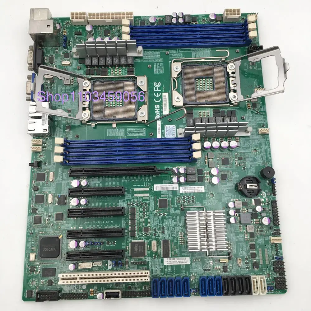 For Supermicro Motherboard LGA1356 Support Processor E5-2400 V2 DDR3 Integrated IPMI 2.0 and KVM With Dedicated LAN X9DBL-3F