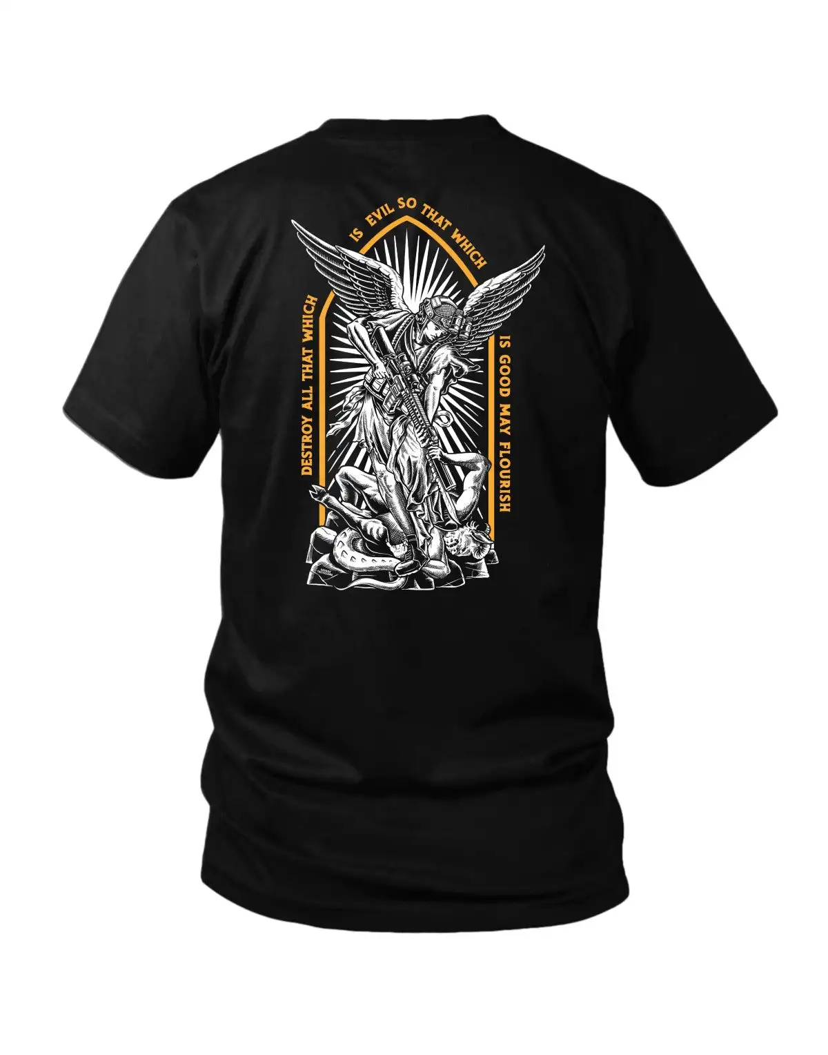 Saint Savage Tacticians Military Tactical Trend Brand Graphic T-Shirt Cotton Men Women Streetwear Tee