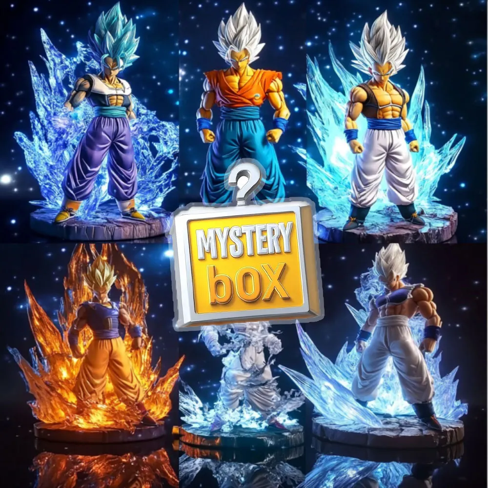 

Dragon Ball аниме-фигурка Mystery Box Son Goku Vegeta Trunks Frieza Broly, коллекция моделей, периферийные игрушки для детей, подарки-сюрпризы