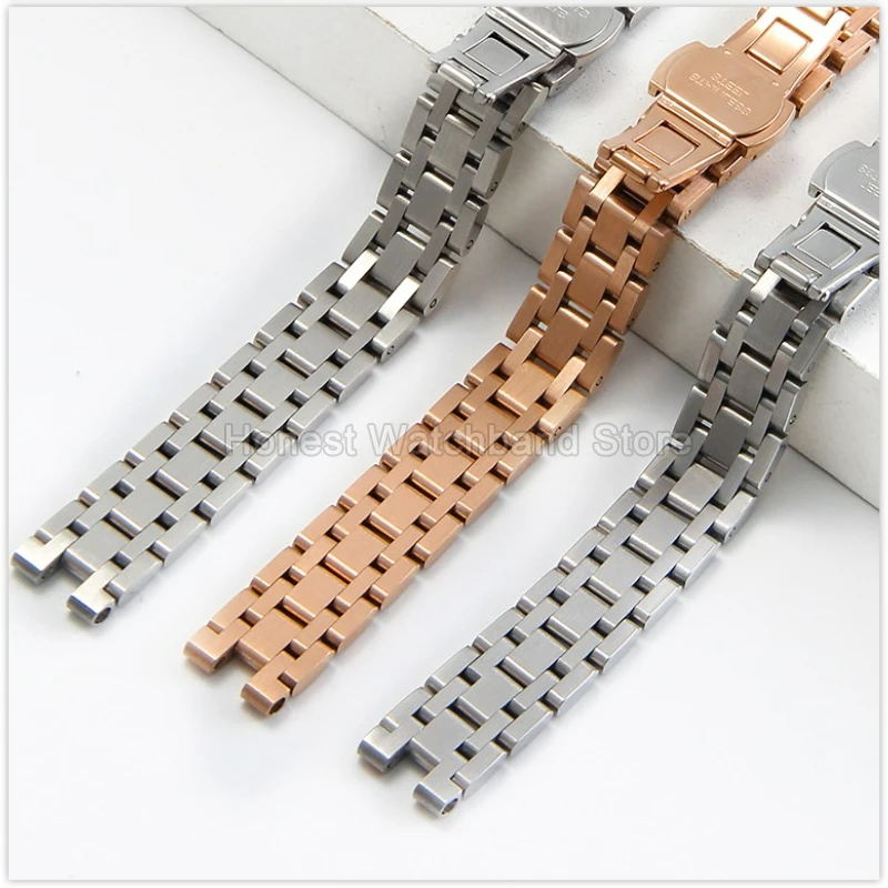 لتيسو بيليسيما سوار الفولاذ المقاوم للصدأ المضادة للخدش الصدأ واقية سهلة التعديل مناسبة لحزام ساعة المعصم للسيدات