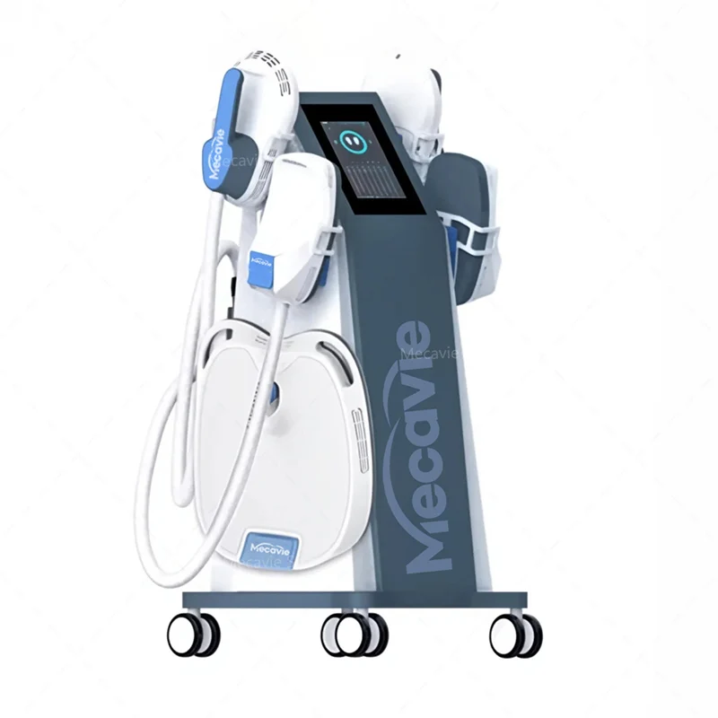 EMS Machine 4 Handles MECAVIE 6500W EMSNova RF Professional Body Shaper Modes 200HZ Muscle Stimulator ABS Fitness And Wellness