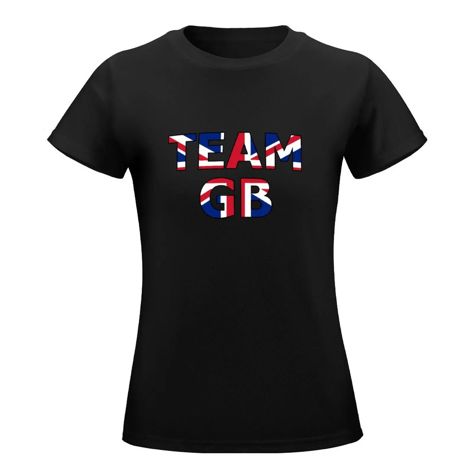 Patriotic Team Great Britain (GB) T-Shirt Blouse summer clothes plus size tops womans clothing