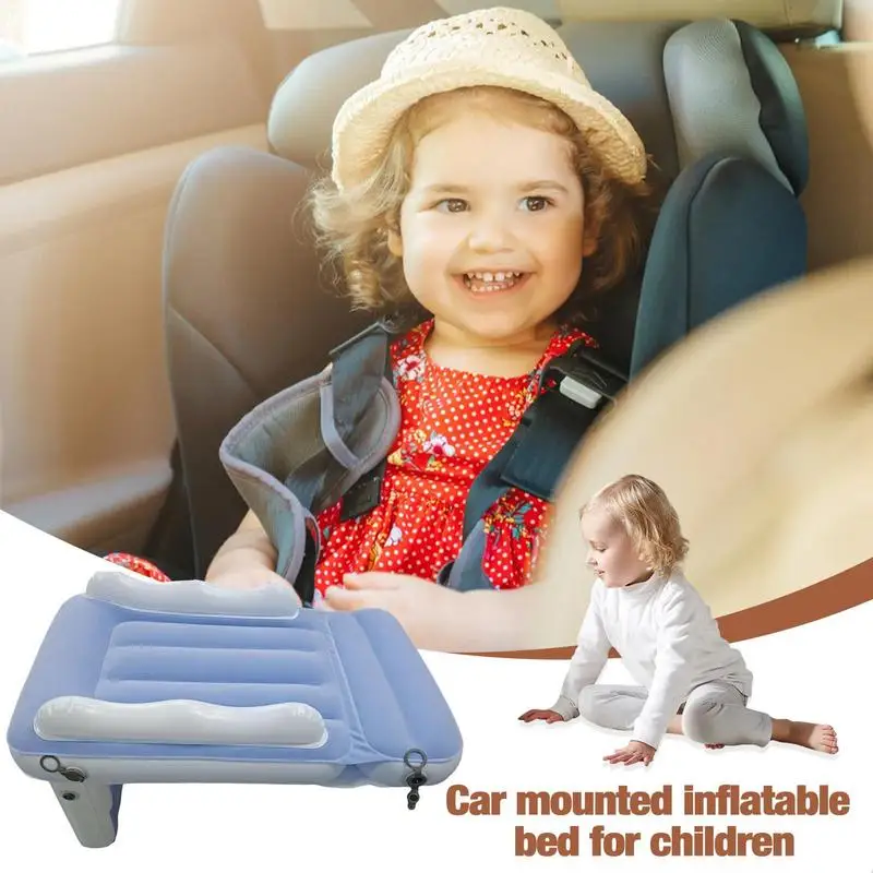 เตียงเครื่องบินพองสําหรับเด็กทารก Travel เครื่องบินเตียงสูงด้านน้ําหนักเบาและ Inflatable เด็ก Air ที่นอนเหมาะกับ