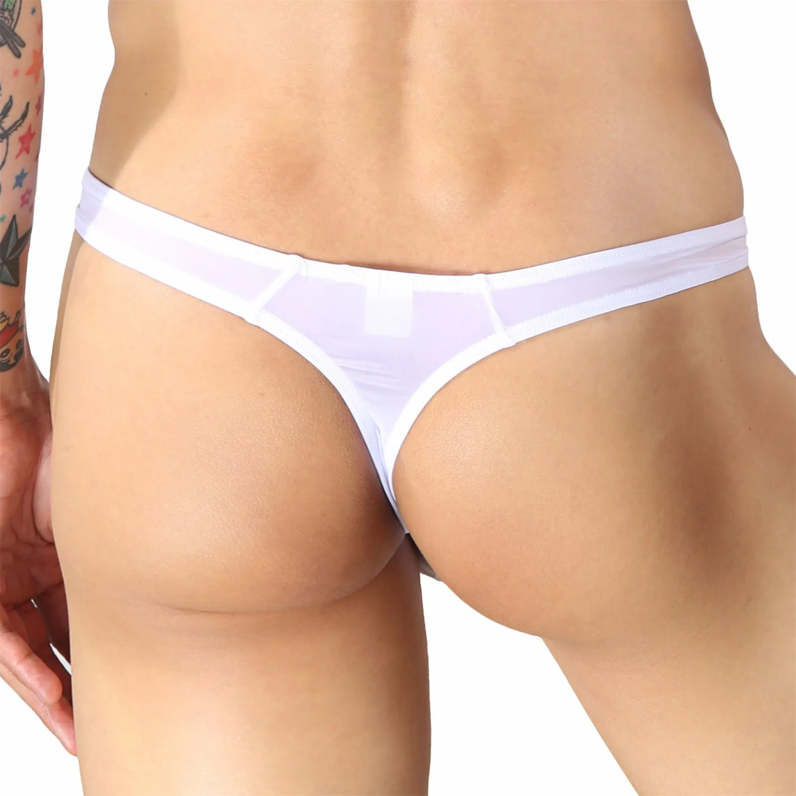 Làm Từ Vải Lụa Thoải Mái Gợi Cảm Nam Quần Lót Jockstrap Quần Lót Tanga U Túi Nam Thông Và G Dây Người Quần Lót Bragas bikini