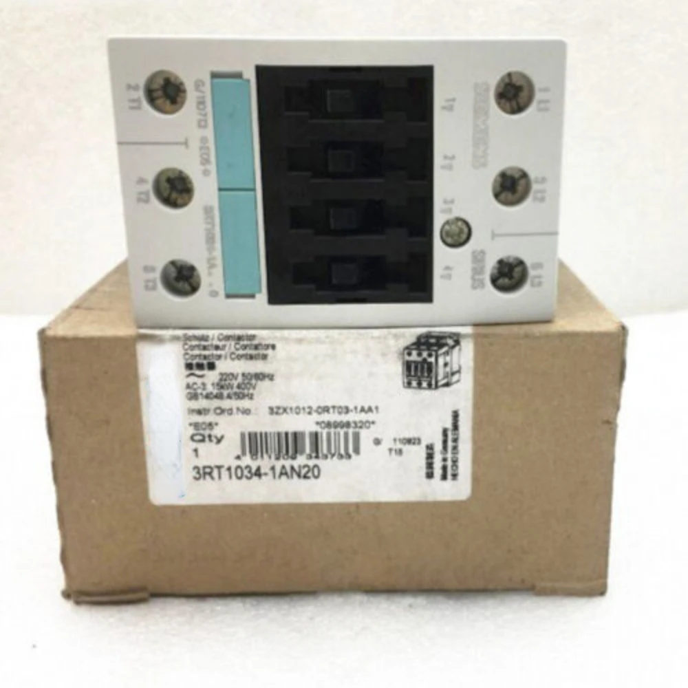 

1 шт. новый контактор 3RT1034-1AN20 3RT1 034-1AN20 Быстрая доставка