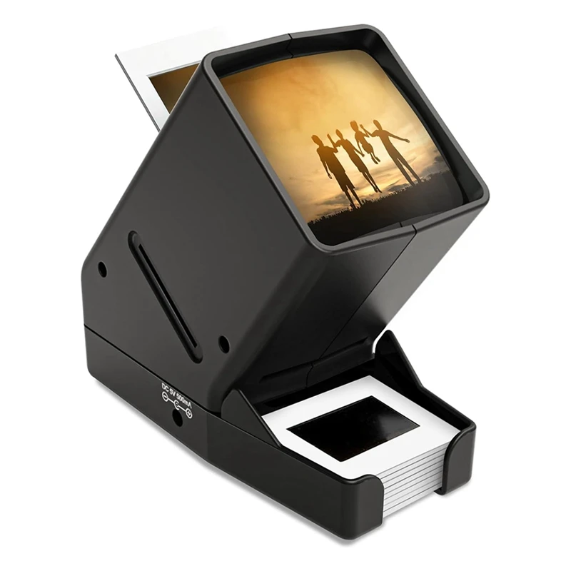 35Mm Slide Viewer, 3X Magnification, USB Powered/Battery Operation-For 35Mm Daylight Film Slide And Negative Viewer