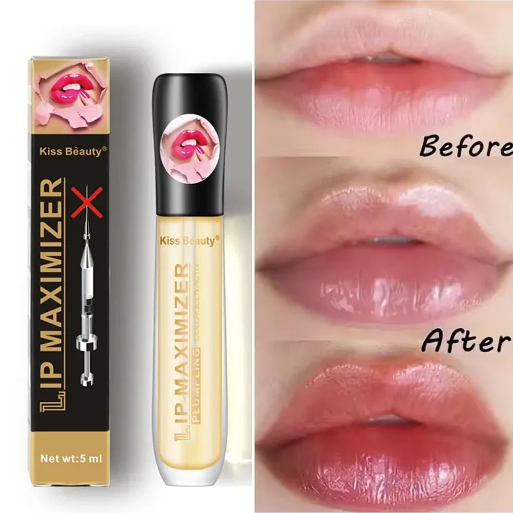 

Fast Volumising Lip Plumper Serum Sexy Lip Oil Gloss Increase Lip Elasticity Reduce Fine Lines Brighten Moisturizing Lip Care