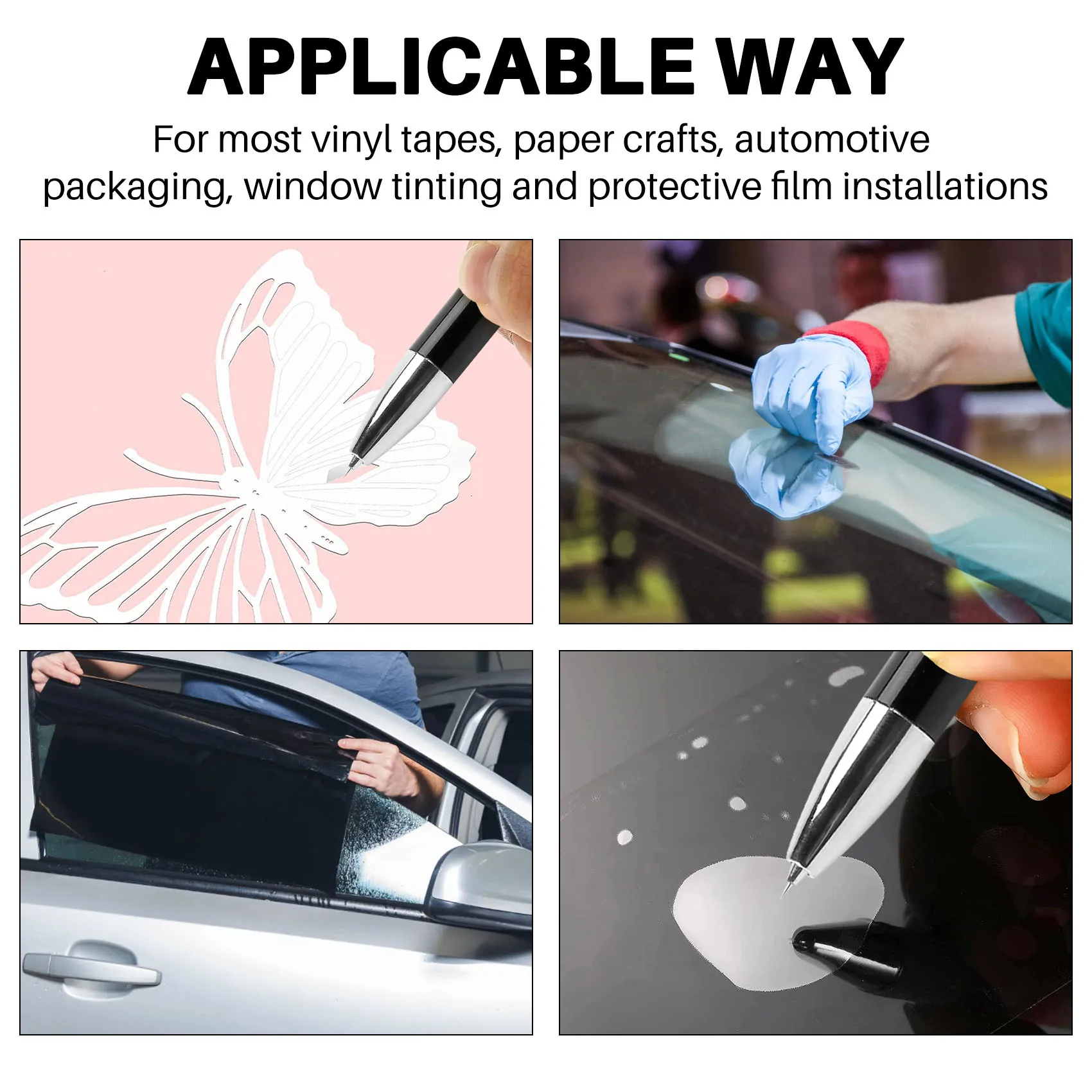WHOLESALE LOT 2 Pcs Pin Pen Weeding Tool For Easy Weeding Vinyl, Quick Air Release Vinyl Weeding Pen, Retractable Weeding Pen Pi