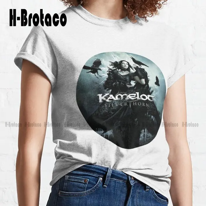 Kamelot เพลงคลาสสิกเสื้อยืด Baju Bisbol คุณภาพสูงน่ารักน่ารัก Kawaii การ์ตูนผ้าฝ้ายเสื้อ Xs-5Xl ใหม่